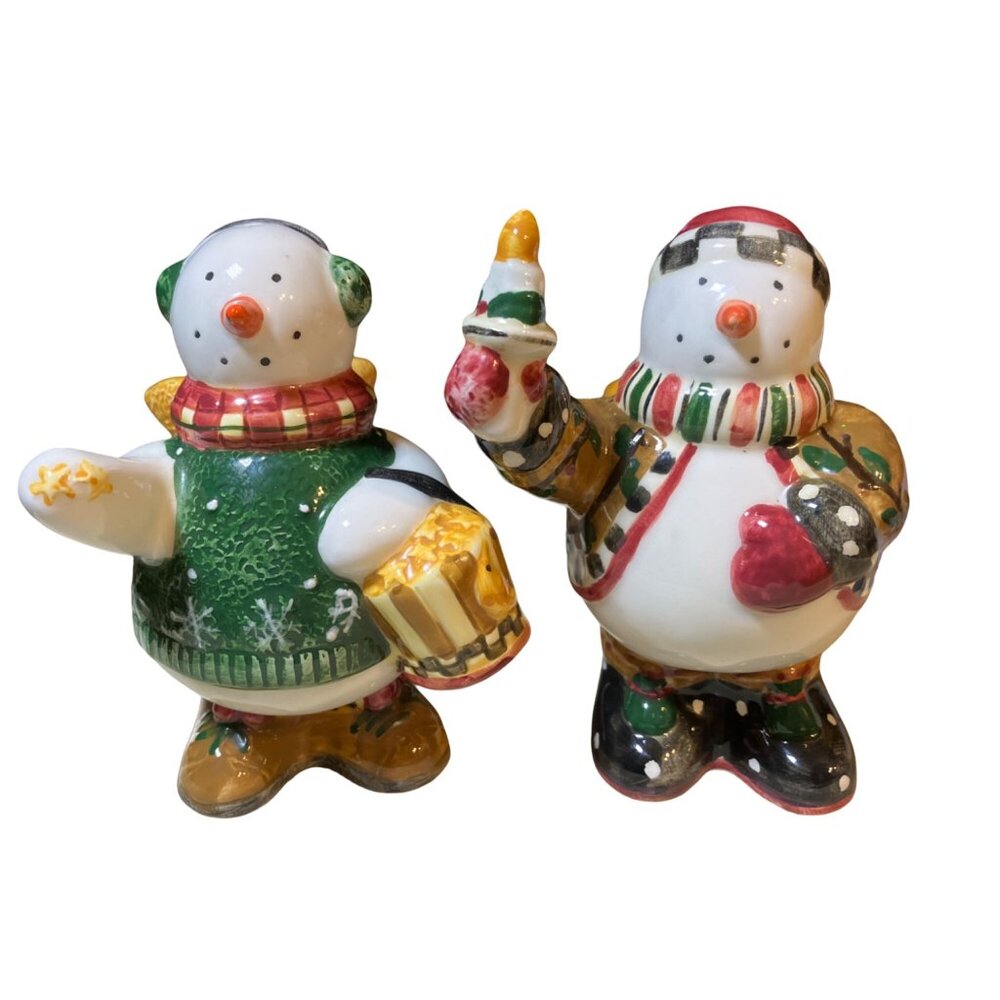 Snow Angel Salt and Pepper Shakers, Sakura, Debbie Mumm